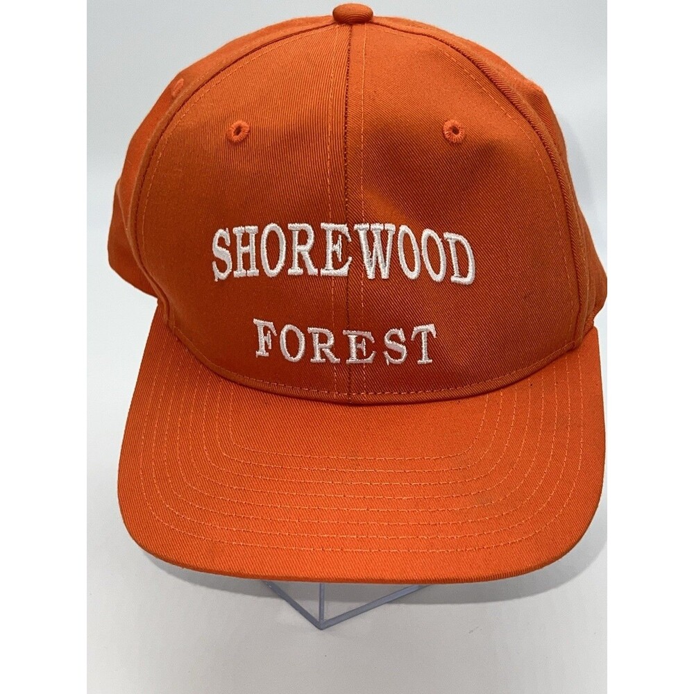 Shorewood Forest Indiana Orange Basketball Hat Ball Cap Snapback Adjustable Sz S